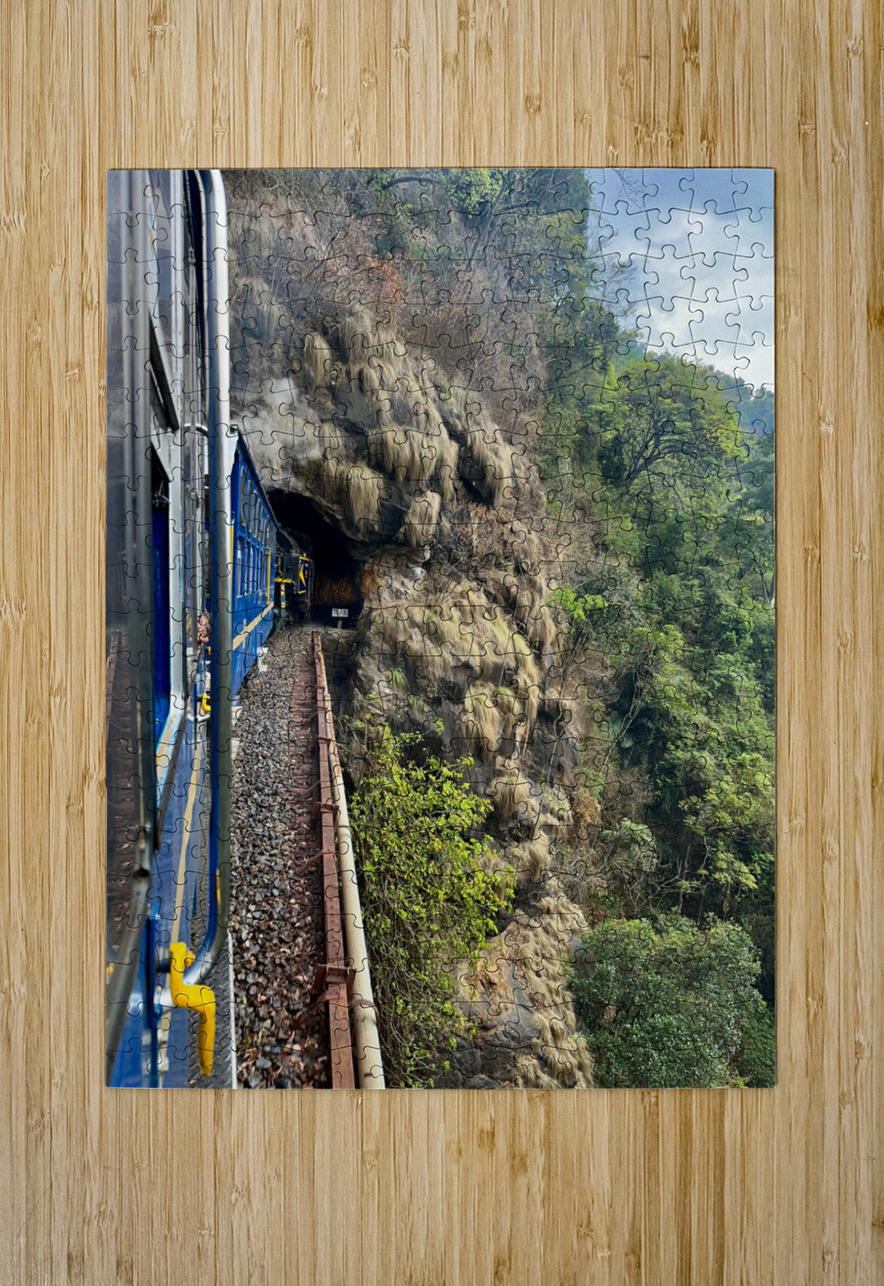 Toy Train Tunnel Jimmy Roy Photos Puzzle printing