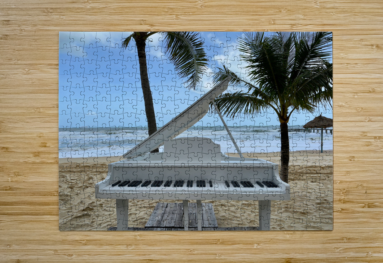 Piano on the Beach Jimmy Roy Photos Puzzle printing