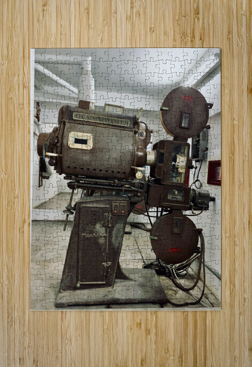 Old Projector Jimmy Roy Photos Puzzle printing