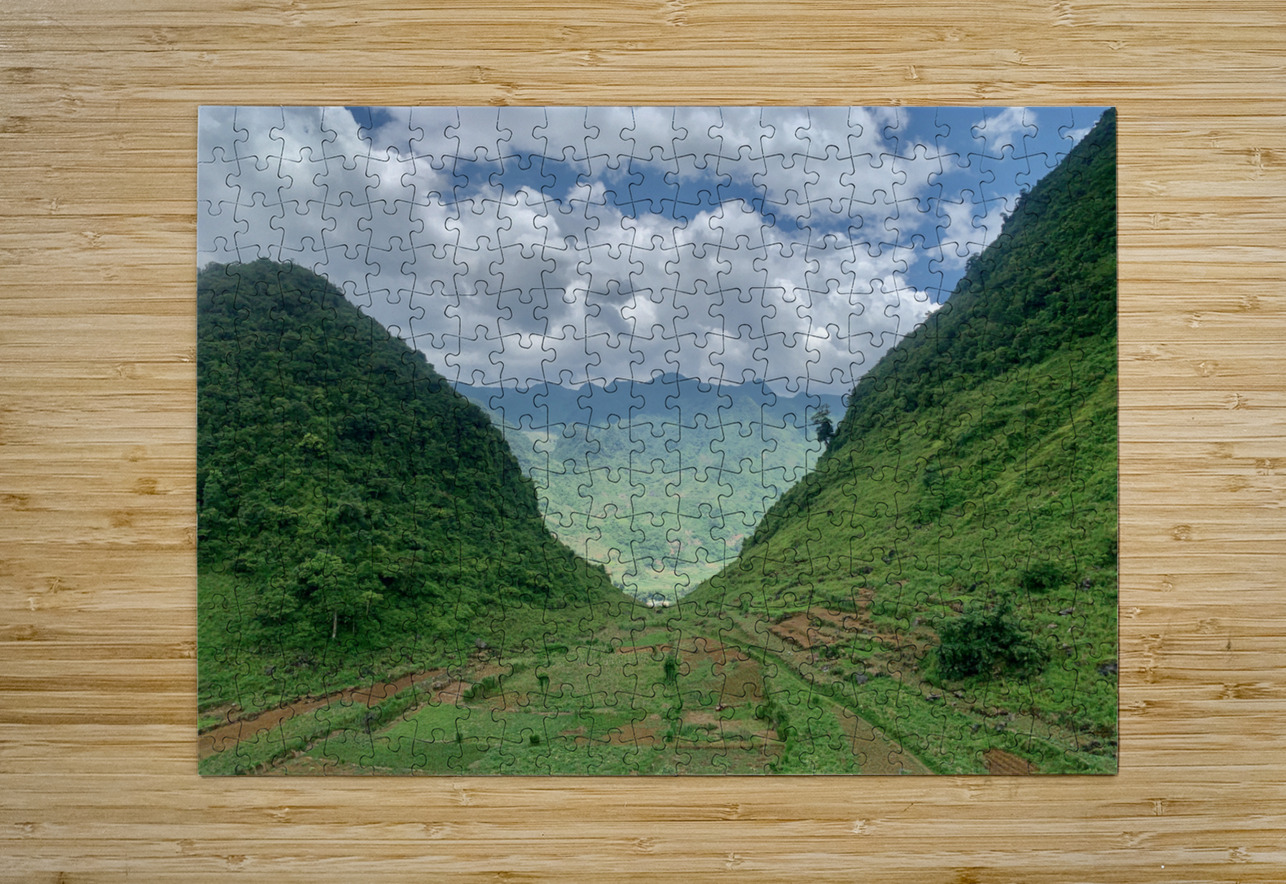 V Shaped Mountains Jimmy Roy Photos Puzzle printing