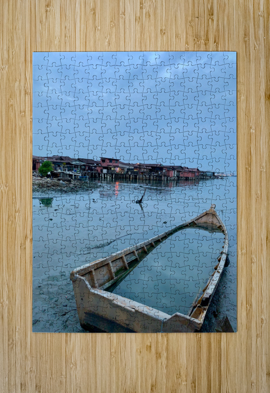 Boat Reflection Jimmy Roy Photos Puzzle printing