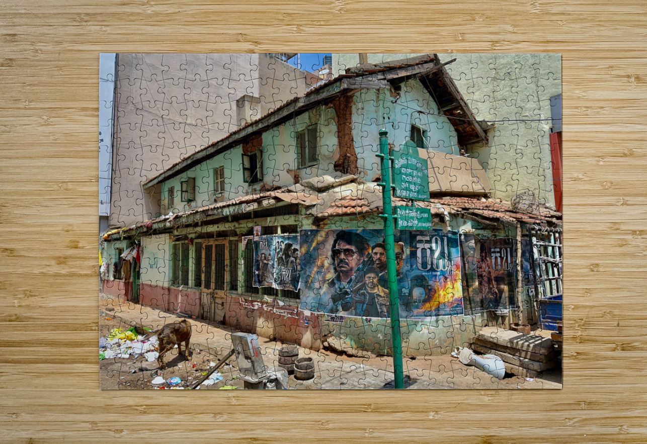Indian Street Corner Jimmy Roy Photos Puzzle printing