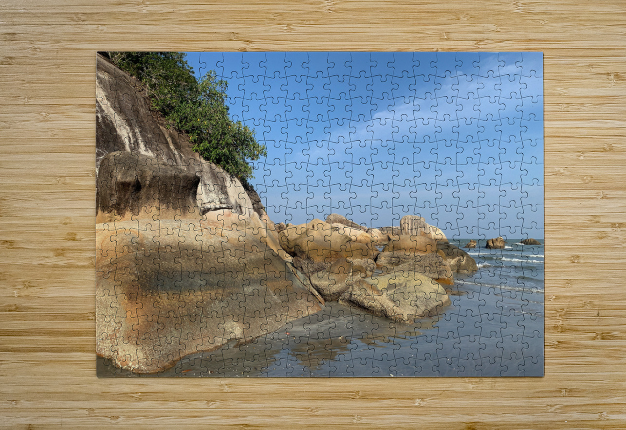 Rocks on the Beach Jimmy Roy Photos Puzzle printing