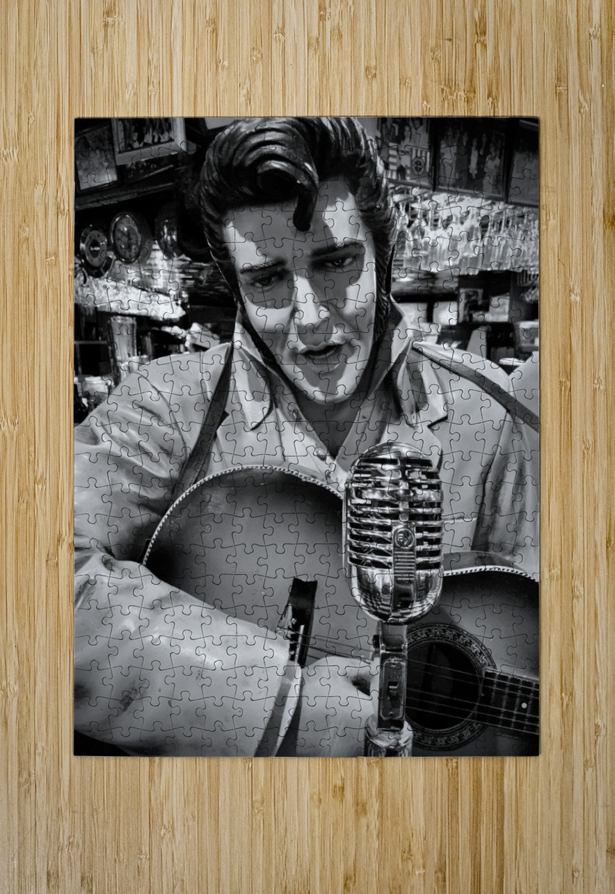 BW Elvis Jimmy Roy Photos Puzzle printing