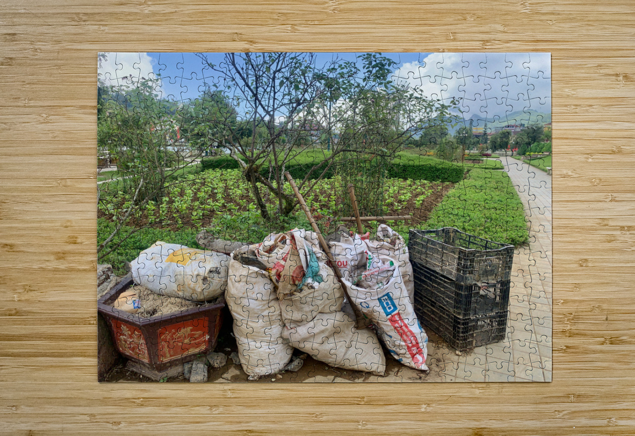 Lets Clean the Park Jimmy Roy Photos Puzzle printing
