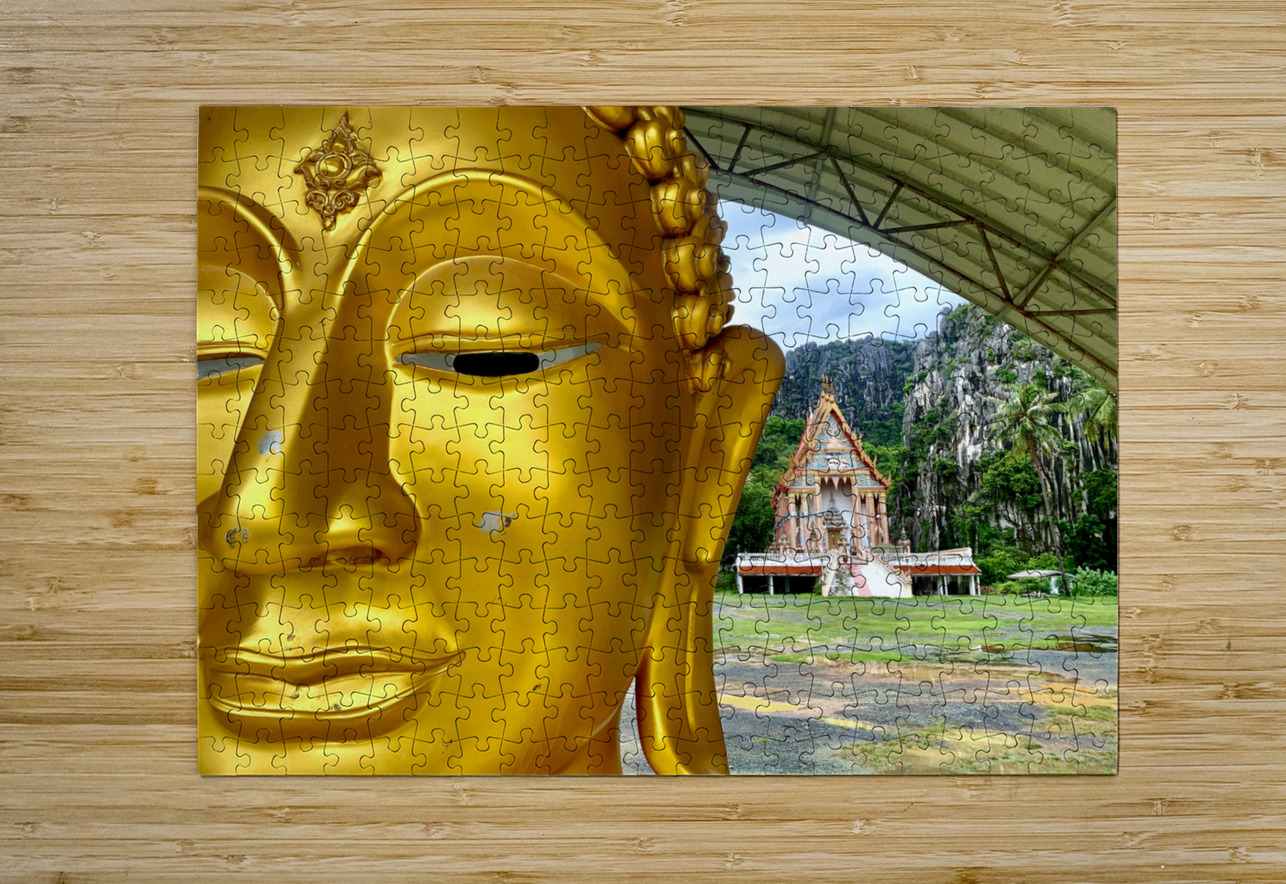 The Temple Behind Buddha Jimmy Roy Photos Puzzle printing