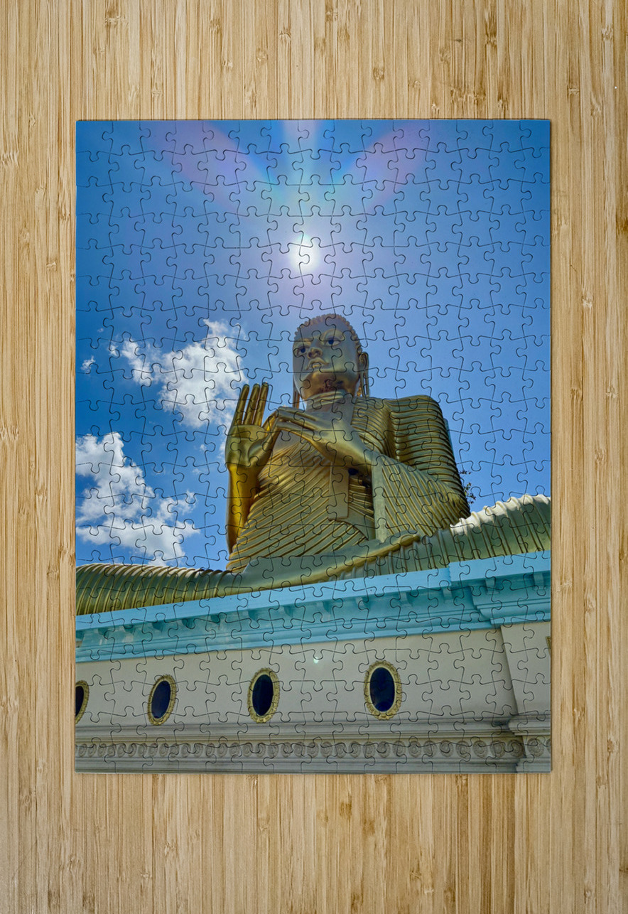 Sun Over Golden Buddha Jimmy Roy Photos Puzzle printing