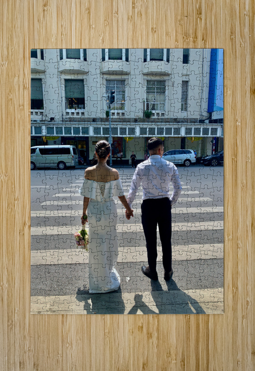 Street Wedding Jimmy Roy Photos Puzzle printing