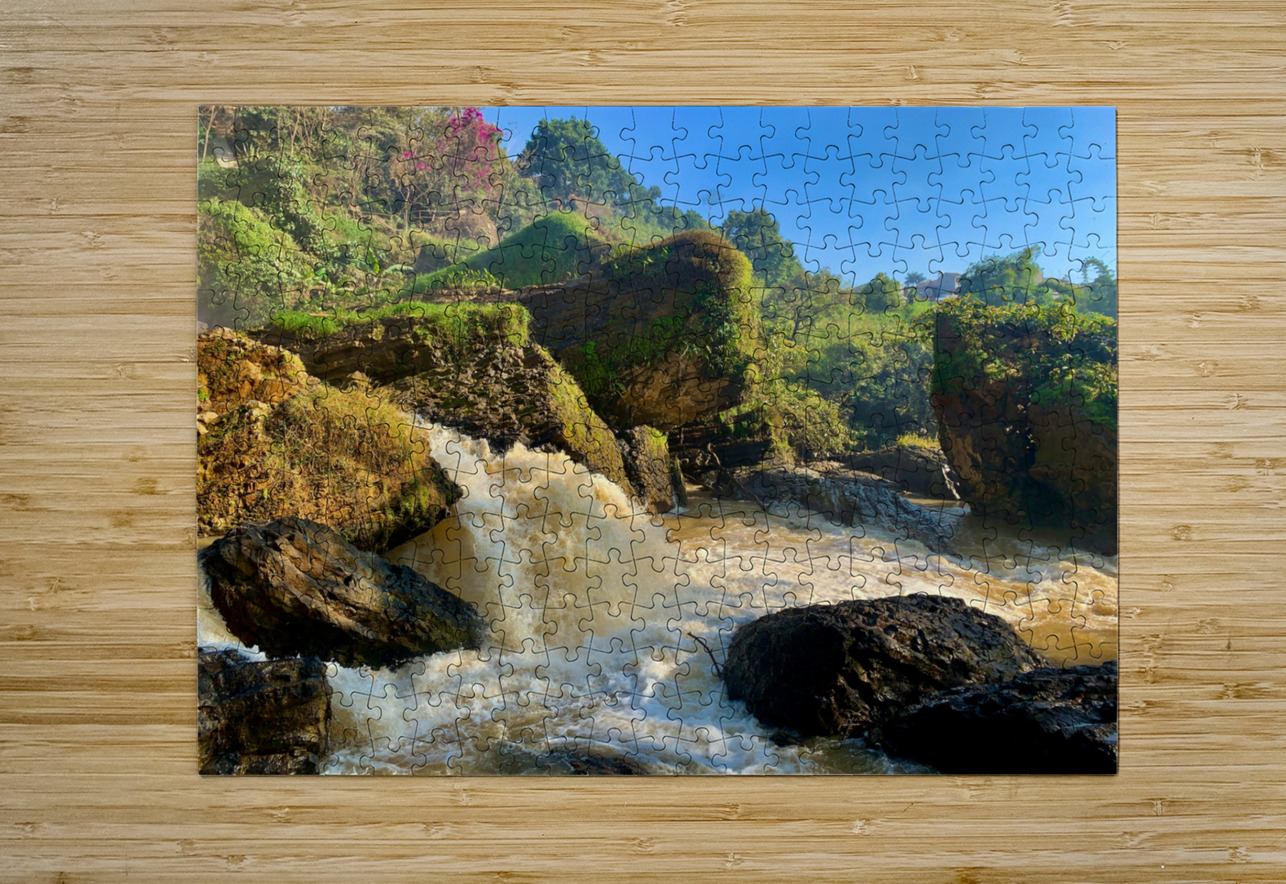 Elephant Waterfalls 2 Jimmy Roy Photos Puzzle printing