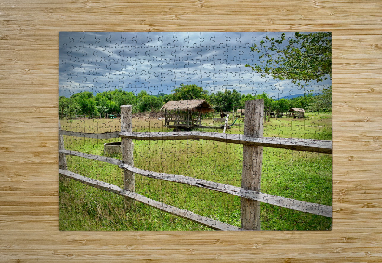 Looking at the Farm Jimmy Roy Photos Puzzle printing