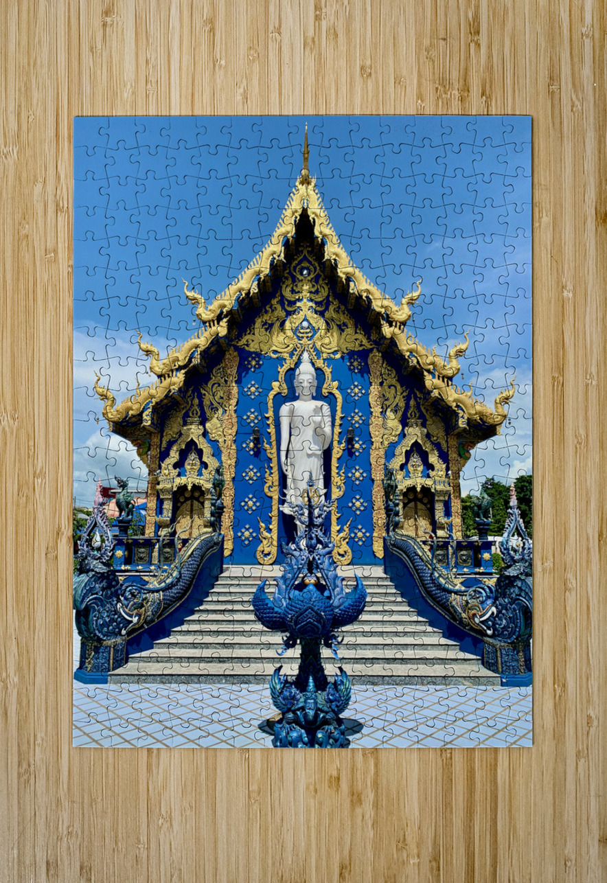 Wat Rong Suea Ten Blue Temple 2 Jimmy Roy Photos Puzzle printing