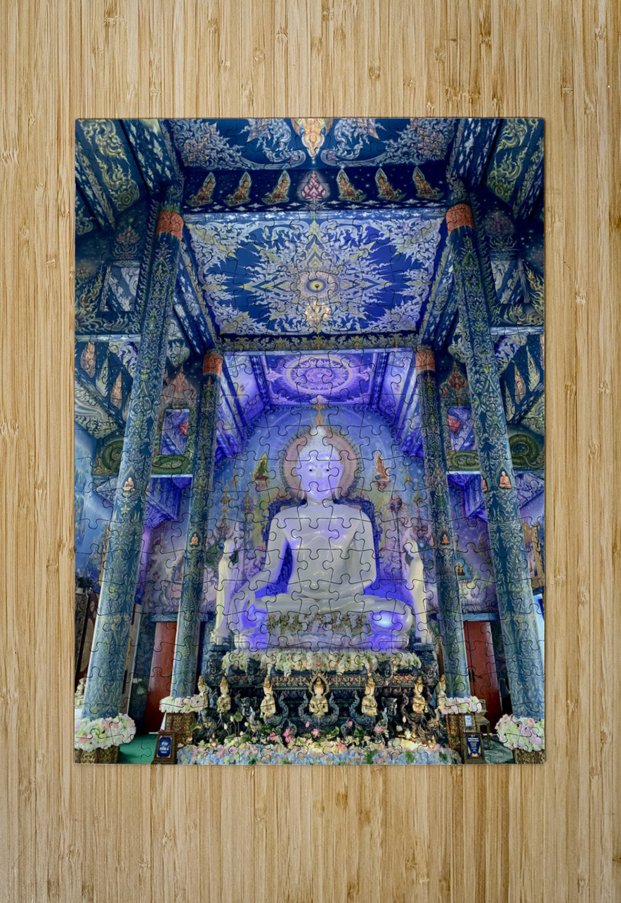 Wat Rong Suea Ten Blue Temple 3 Jimmy Roy Photos Puzzle printing