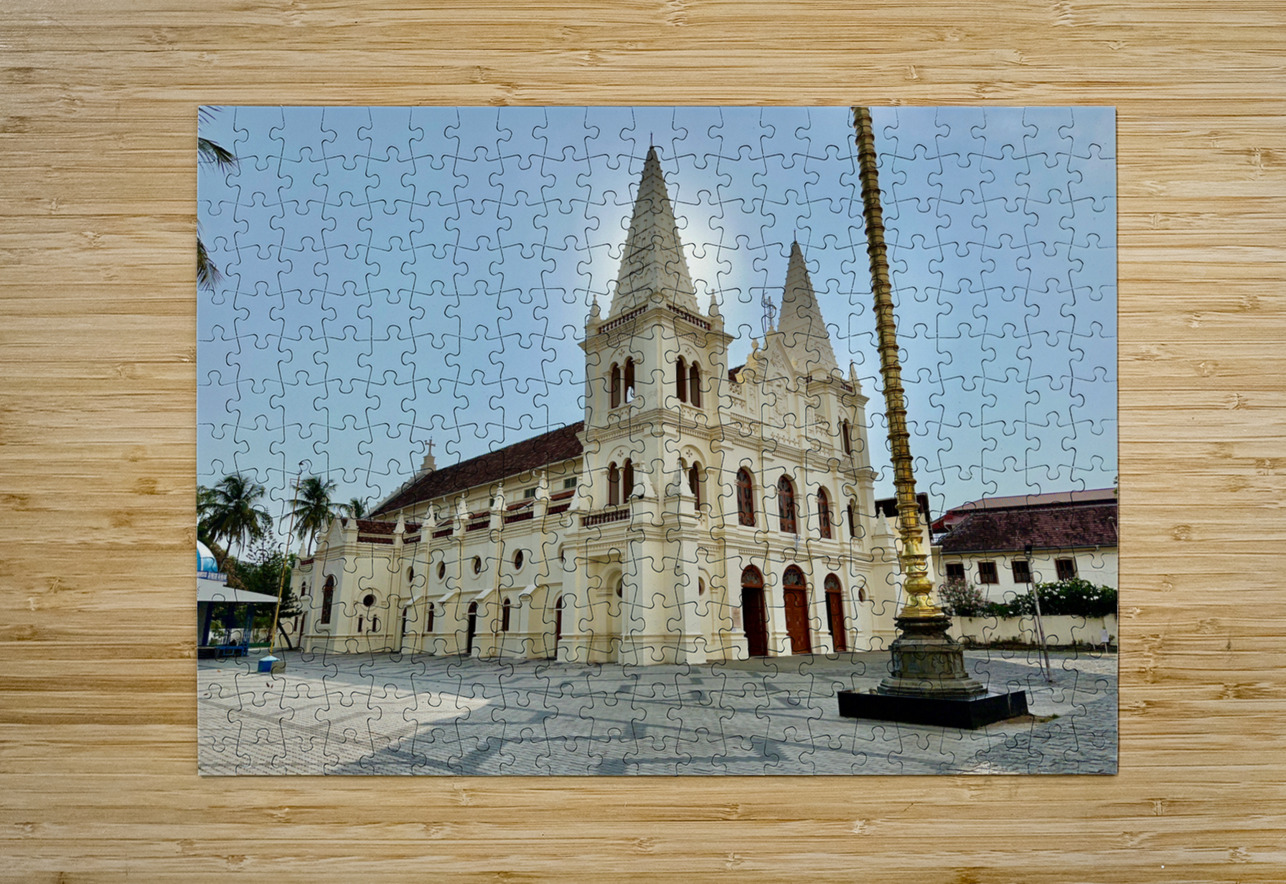 Santa Cruz Cathedral Basilica Fort Kochi 1 Jimmy Roy Photos Puzzle printing