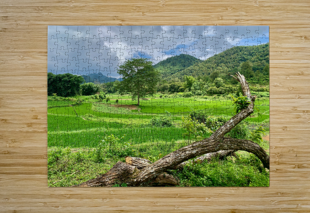 Beautiful Green Scenery Jimmy Roy Photos Puzzle printing