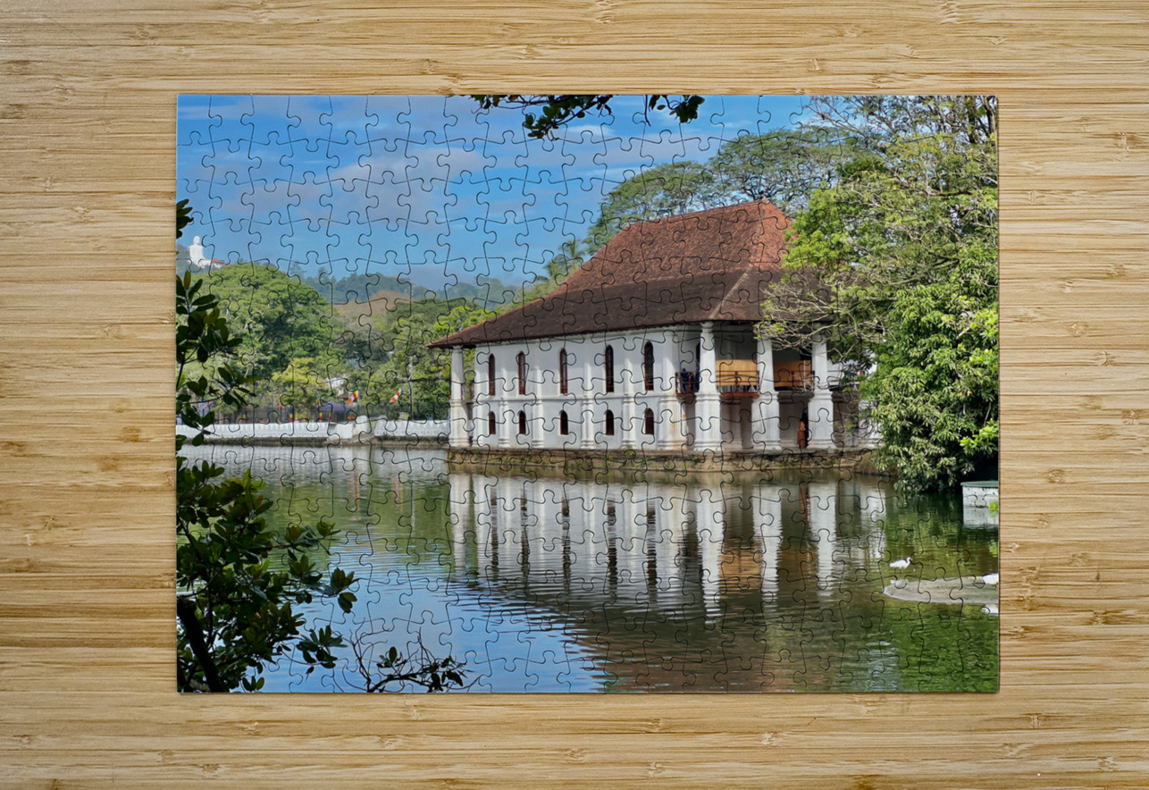 Ulupen Geya on Kandy Lake 2 Jimmy Roy Photos Puzzle printing