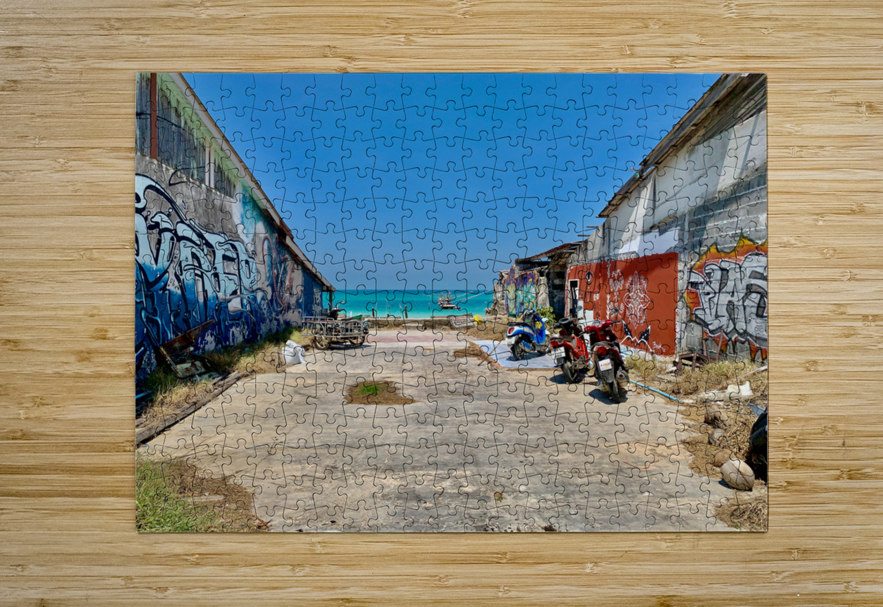 Graffiti Beach Jimmy Roy Photos Puzzle printing