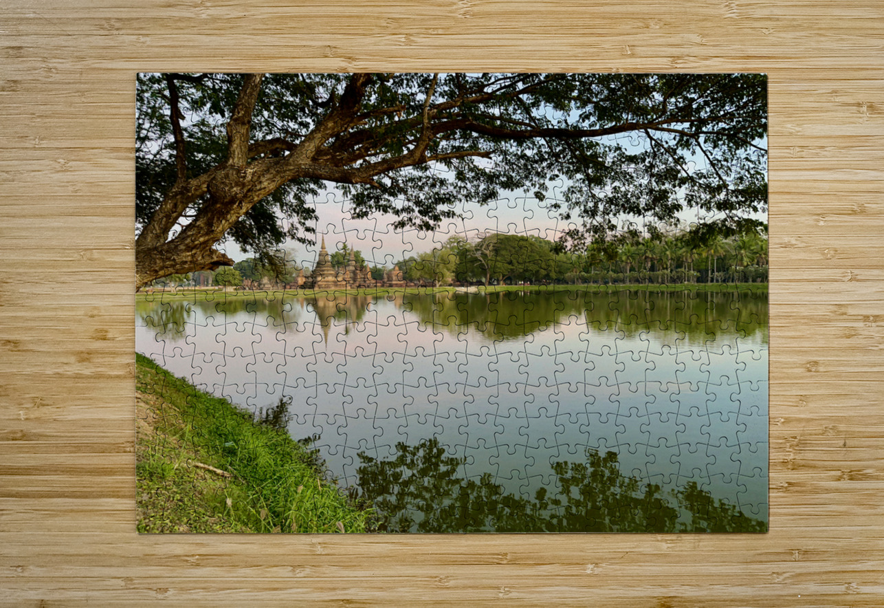 Temple Reflections Jimmy Roy Photos Puzzle printing