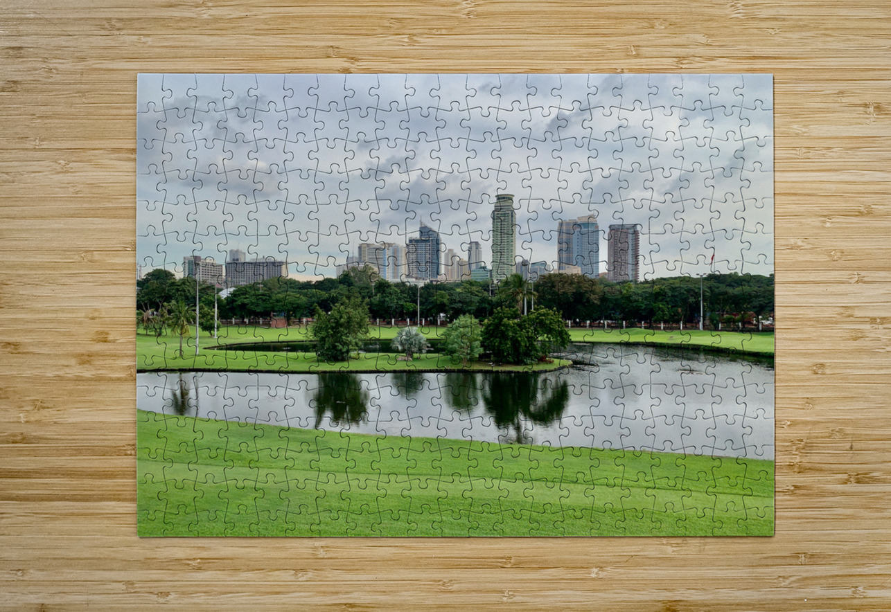 City Park  Lake Manila Jimmy Roy Photos Puzzle printing