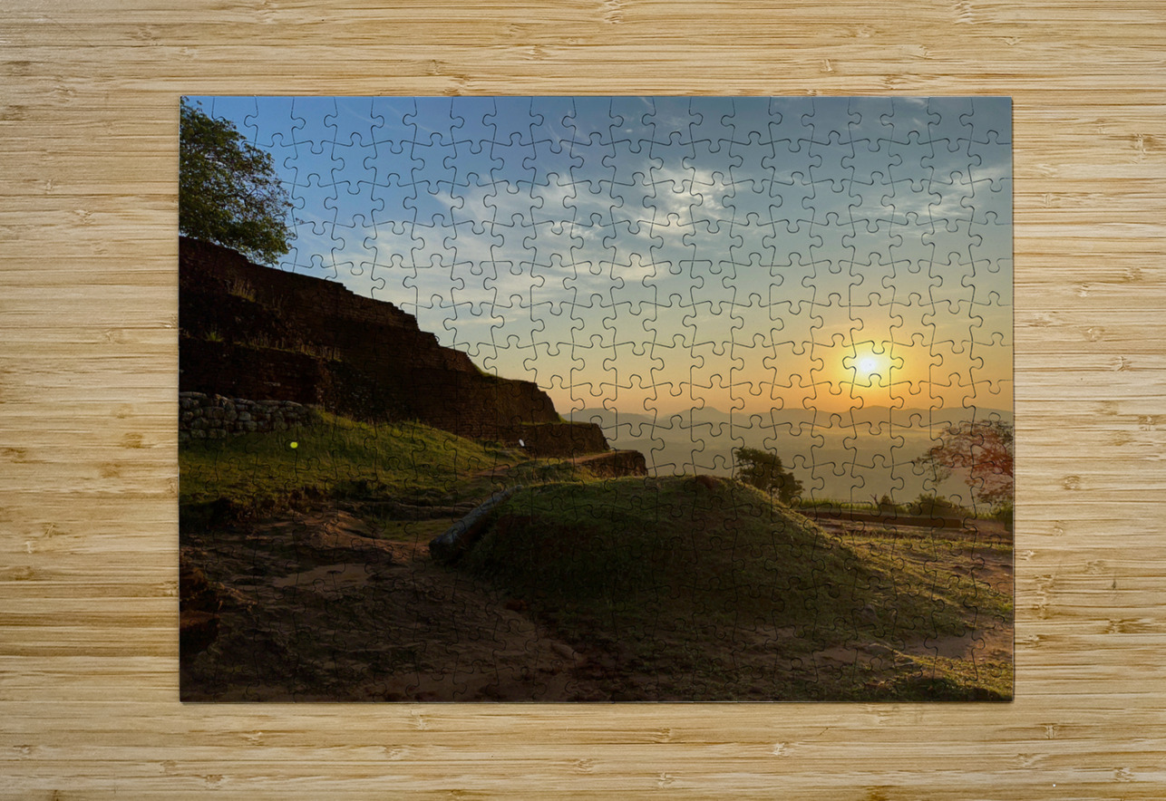 Sunrise on Top of Sigiriya Sri Lanka 3 Jimmy Roy Photos Puzzle printing
