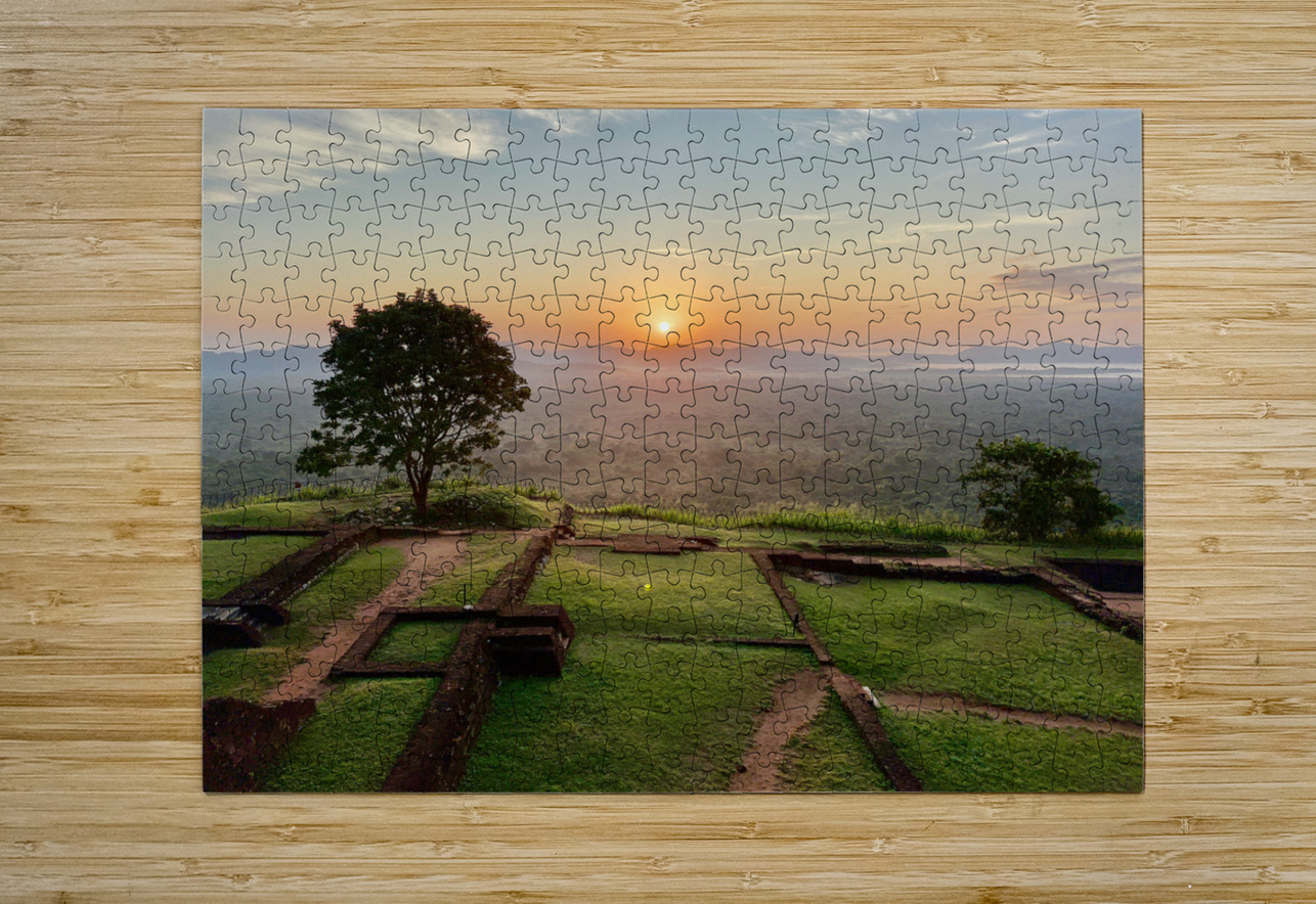 Sunrise on Top of Sigiriya Sri Lanka 6 Jimmy Roy Photos Puzzle printing