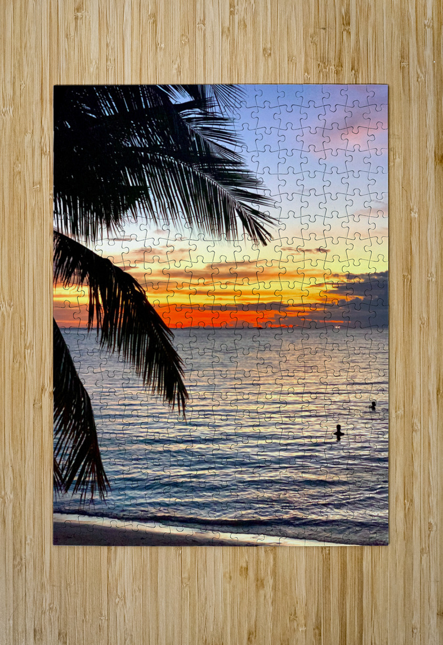 Sunset Bath Jimmy Roy Photos Puzzle printing