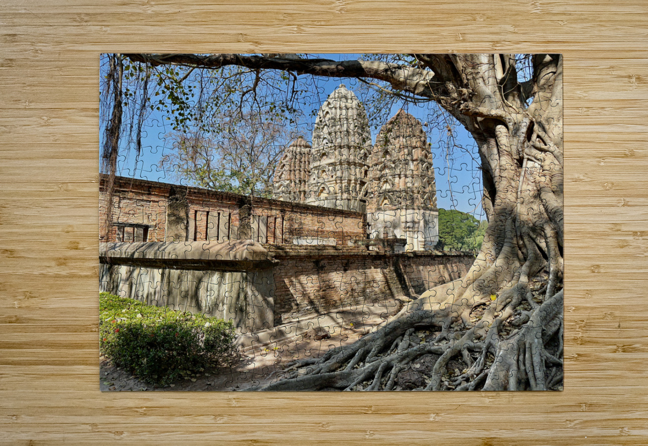 Wat Si Sawai Temple Old Sukhothai Thailand Jimmy Roy Photos Puzzle printing