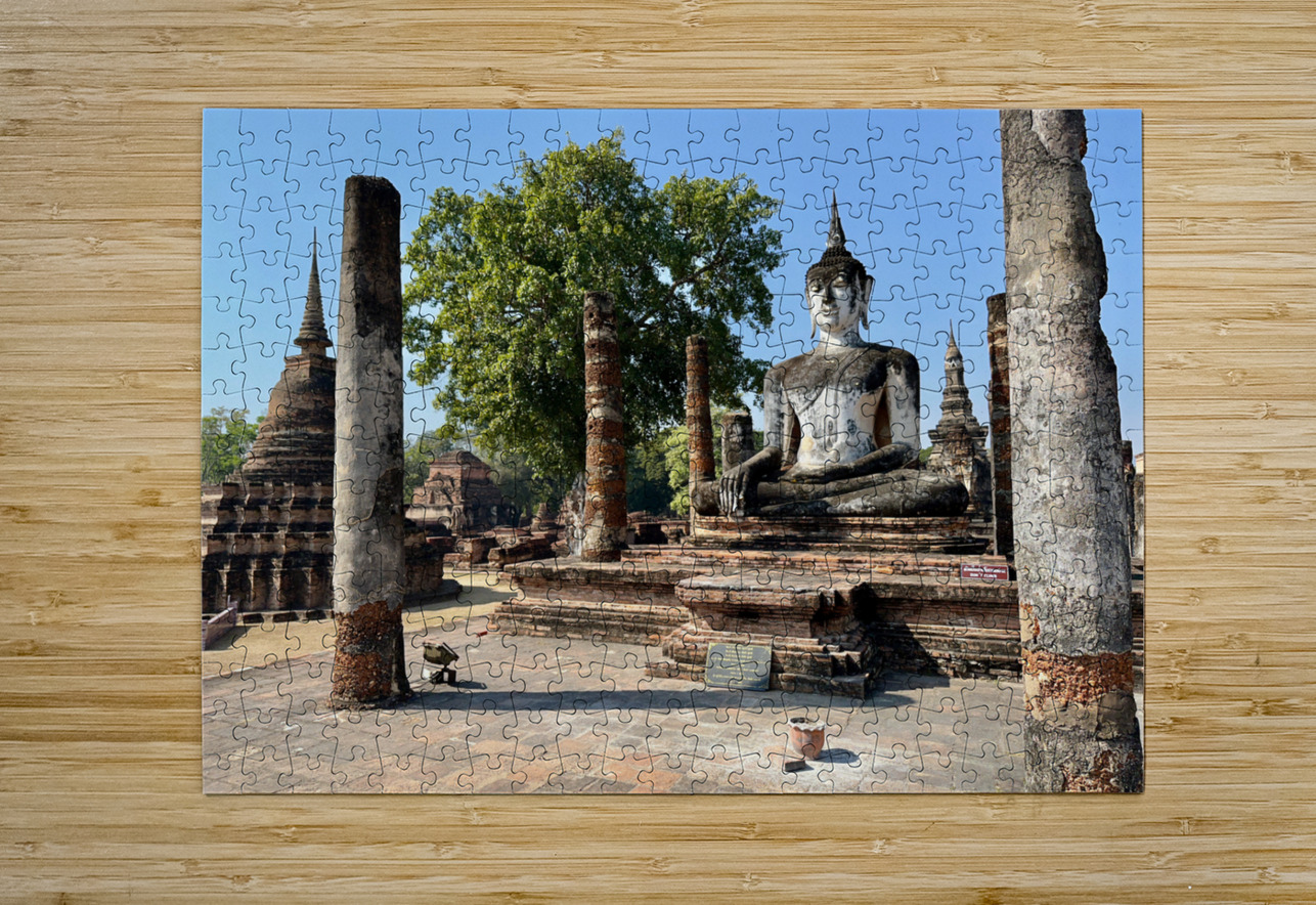Wat Mahathat Temple Old Sukhothai Thailand 1 Jimmy Roy Photos Puzzle printing