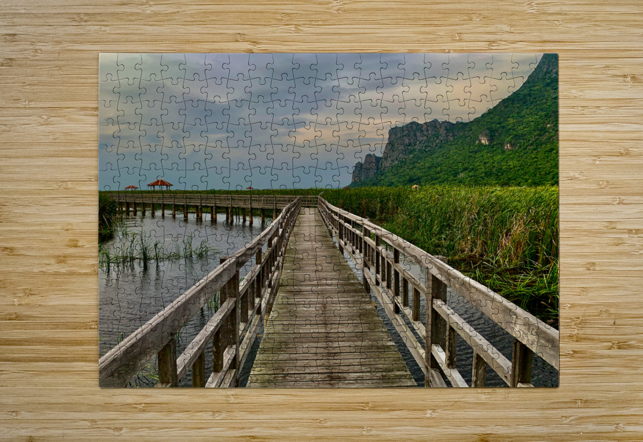 Wooden Walkway 2 Jimmy Roy Photos Puzzle printing