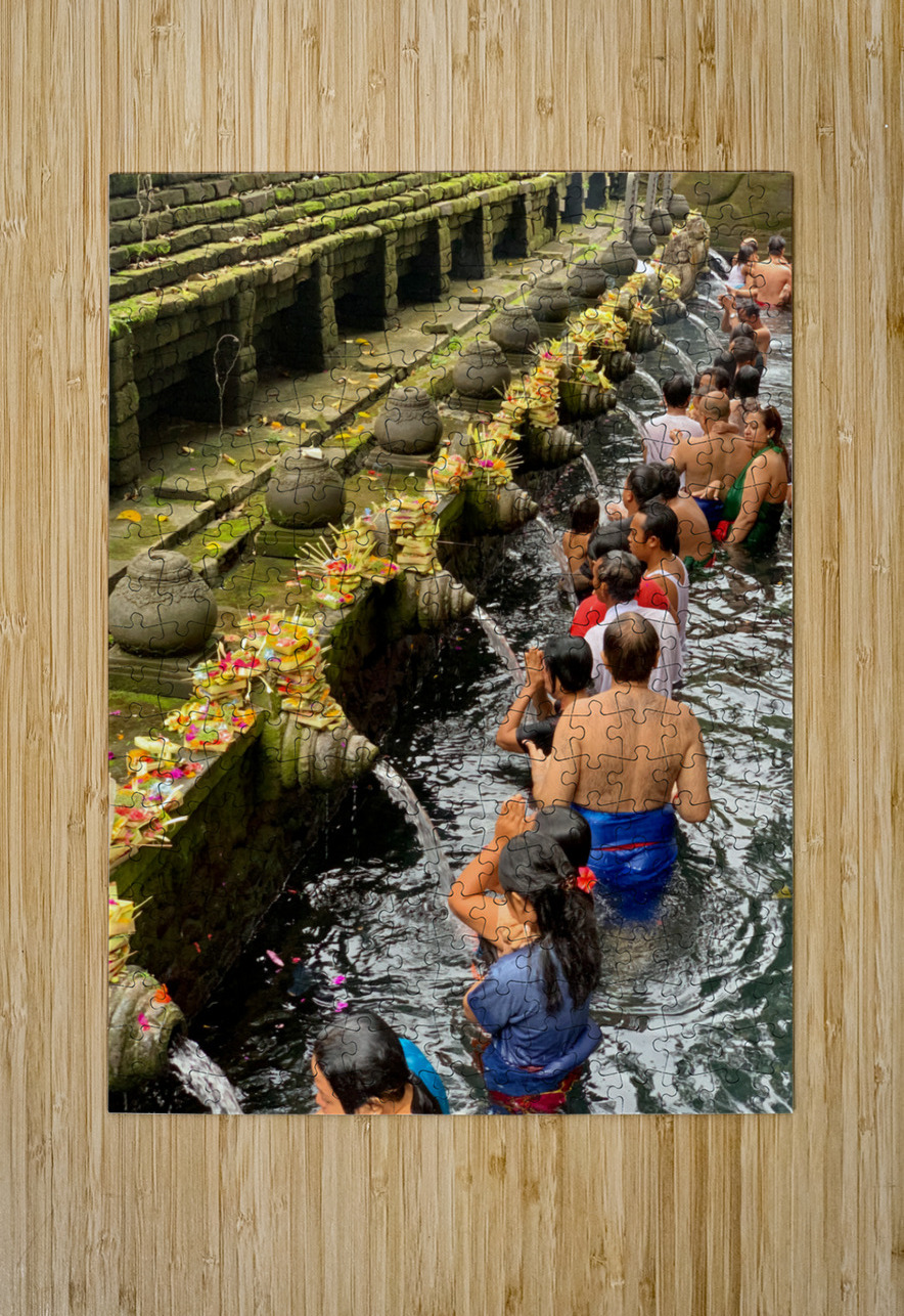 Bali Holy Water Jimmy Roy Photos Puzzle printing