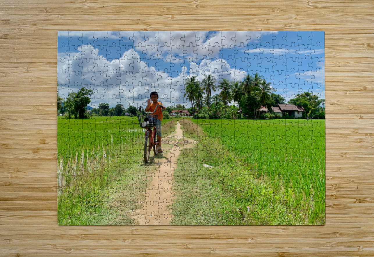Cycling Back Home Jimmy Roy Photos Puzzle printing