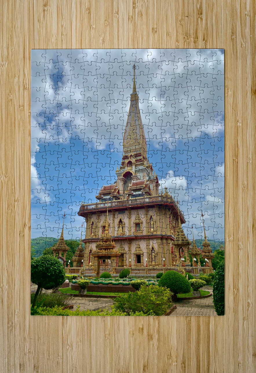 Chalong Temple Phuket Thailand Jimmy Roy Photos Puzzle printing