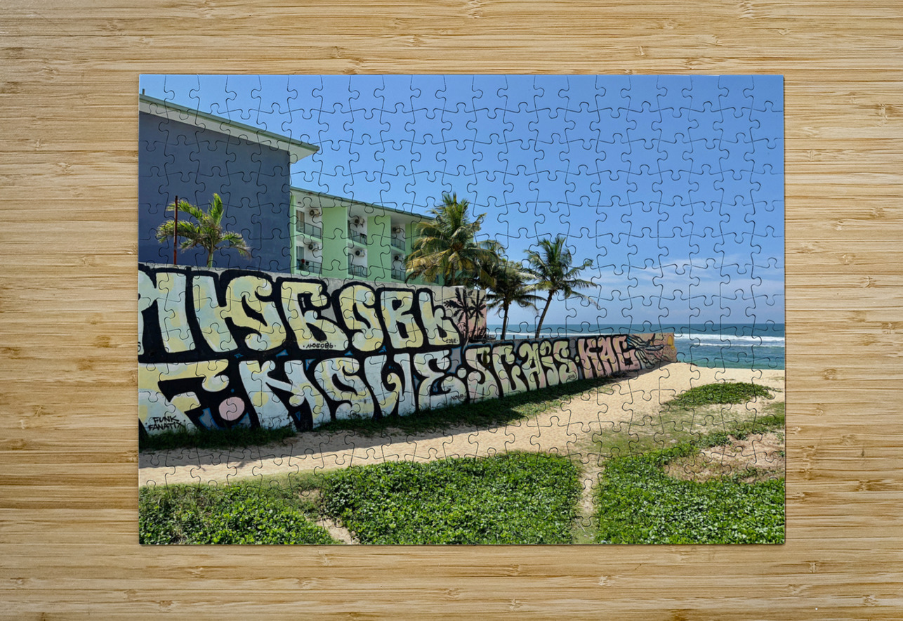 Graffiti by the Sea Jimmy Roy Photos Puzzle printing