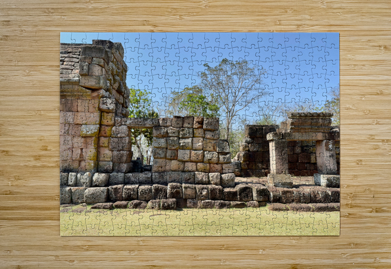 Temple Ruins in Nature Jimmy Roy Photos Puzzle printing