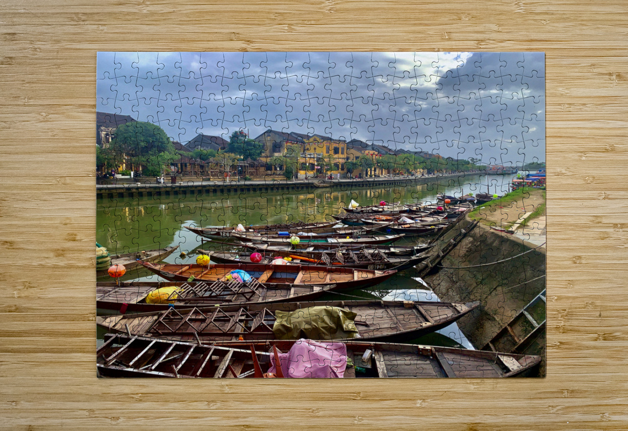 Hoi An River Vietnam Jimmy Roy Photos Puzzle printing