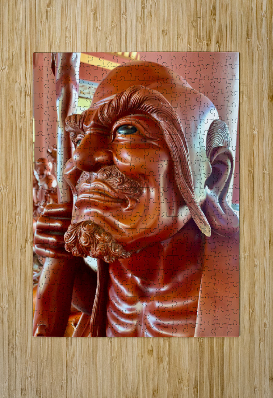 Red Statue Jimmy Roy Photos Puzzle printing