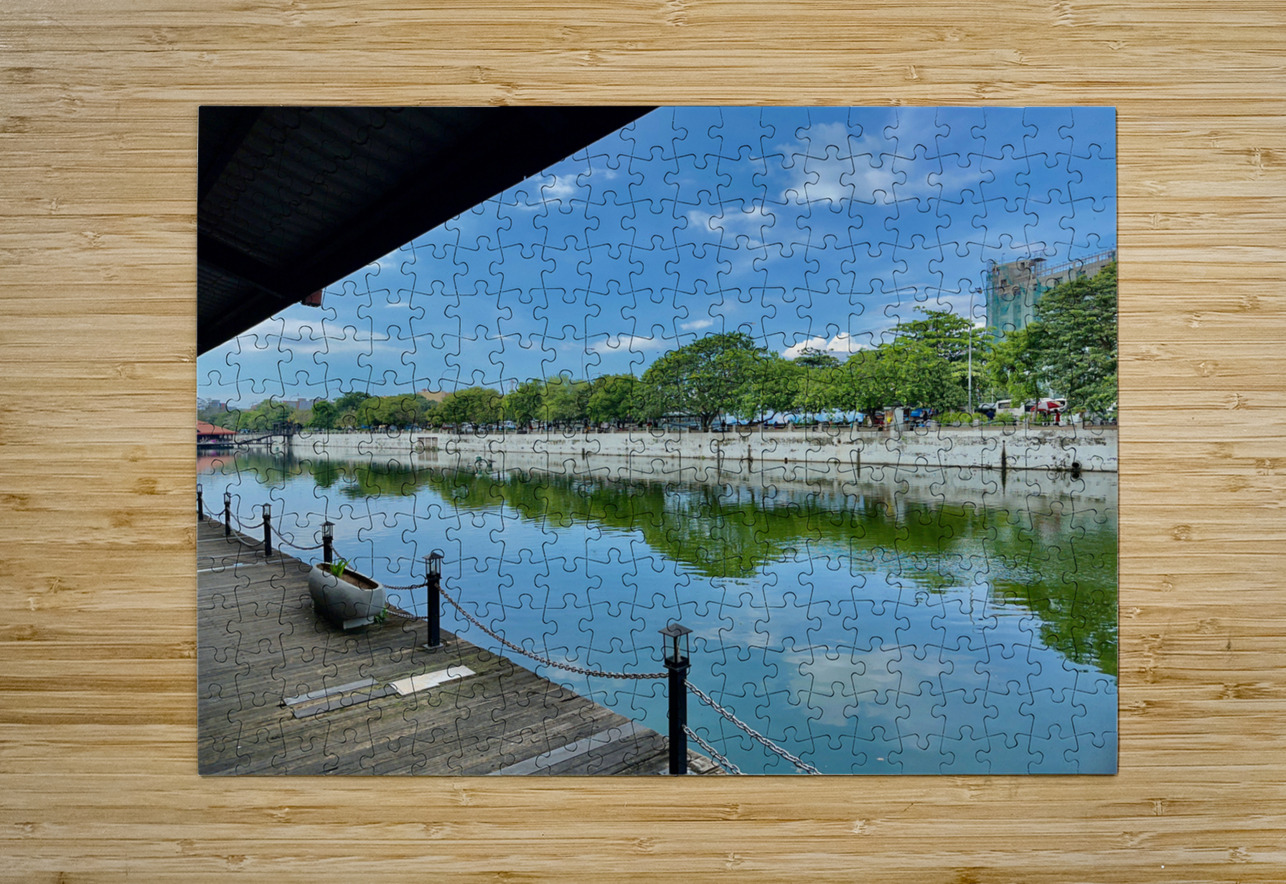 Pettah Floating Market Reflections Colombo Sri Lanka Jimmy Roy Photos Puzzle printing