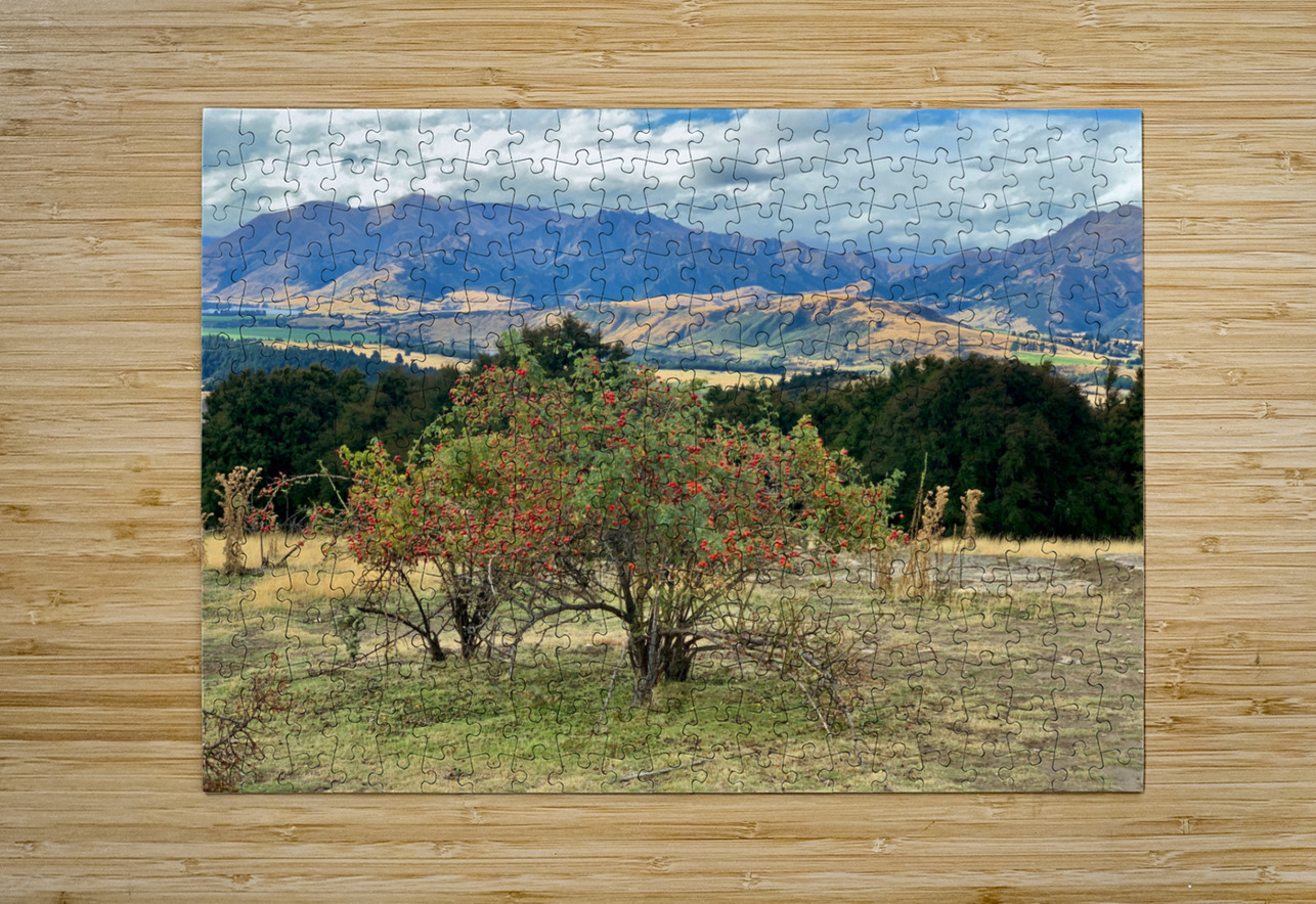 View From Mount Iron New Zealand After a Storm 6. Jimmy Roy Photos Puzzle printing