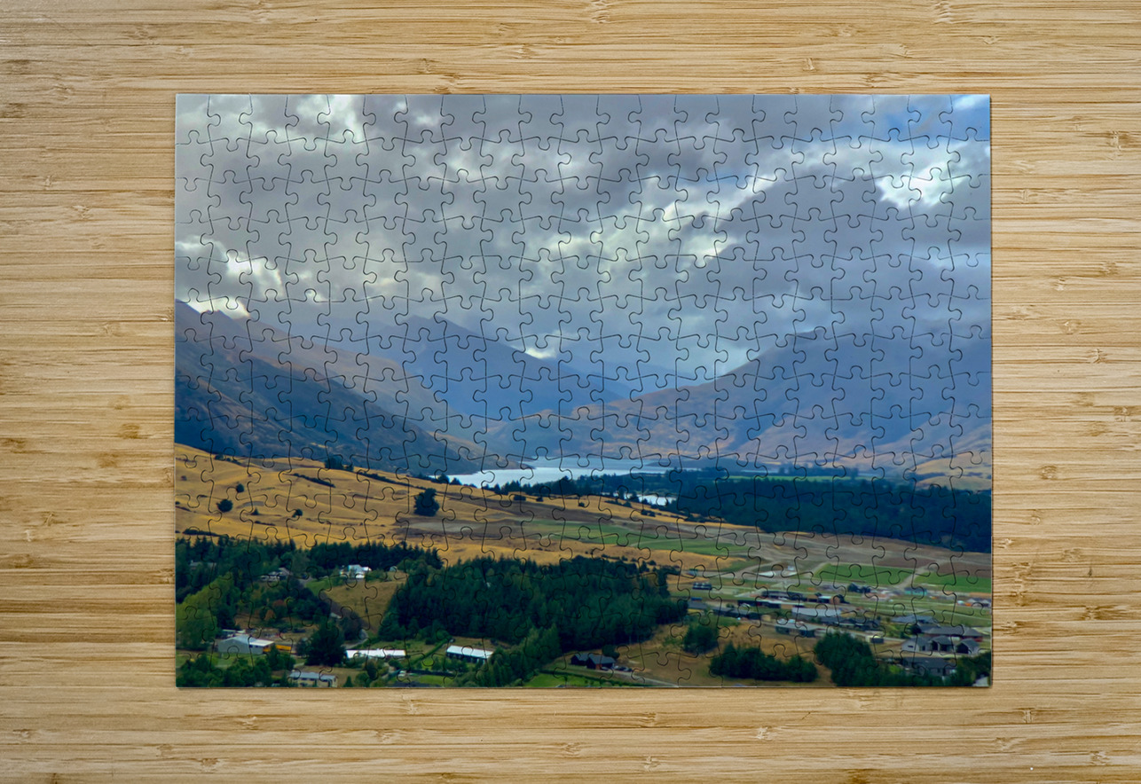 View From Mount Iron New Zealand After a Storm 1. Jimmy Roy Photos Puzzle printing