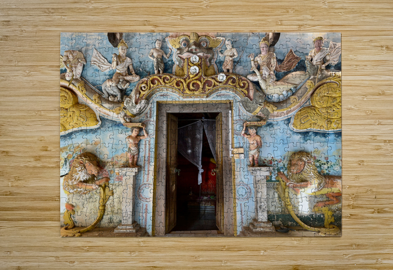 Beatiful Temple Door Jimmy Roy Photos Puzzle printing