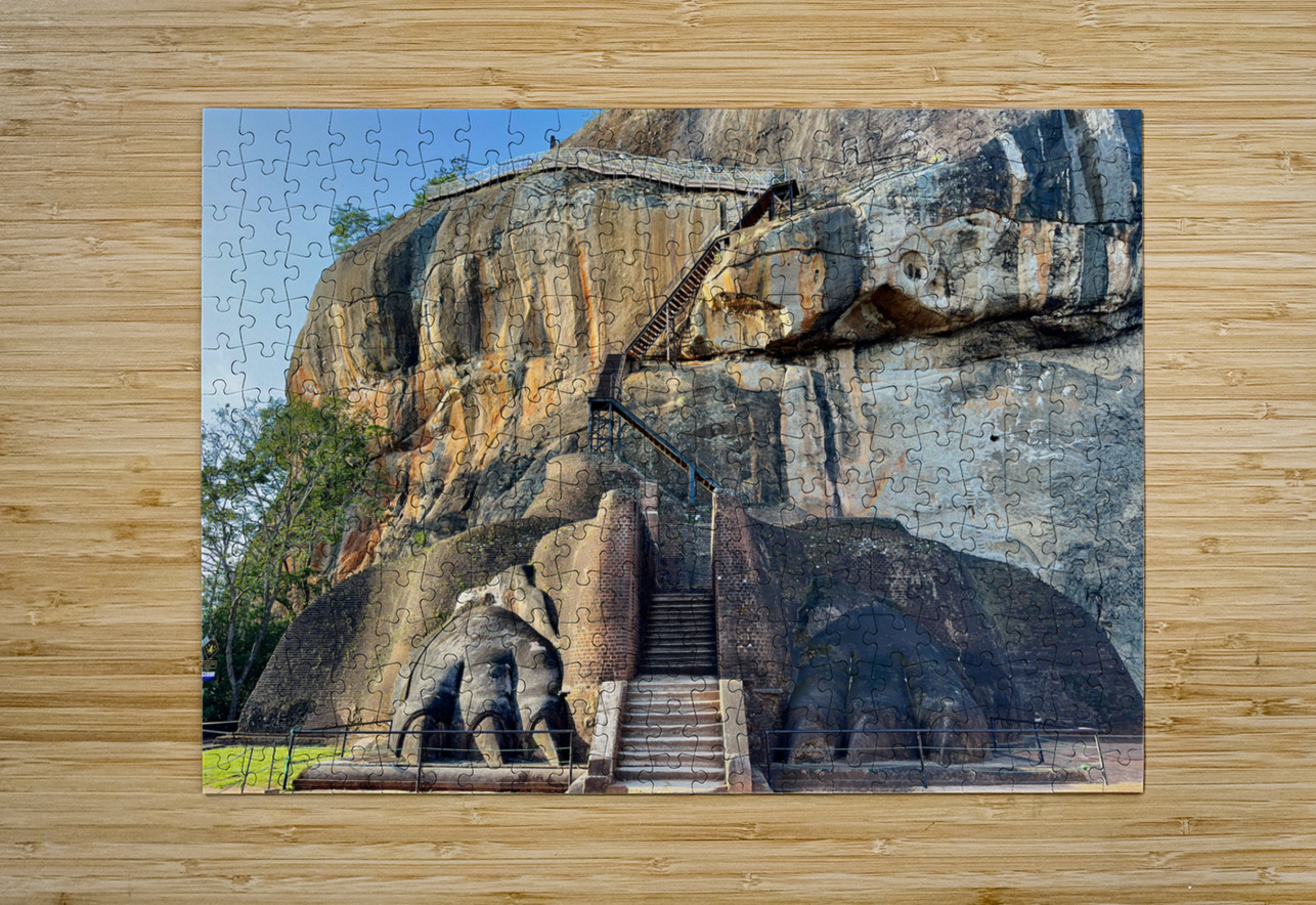 Lions Rock Sigiriya Sri Lanka Jimmy Roy Photos Puzzle printing
