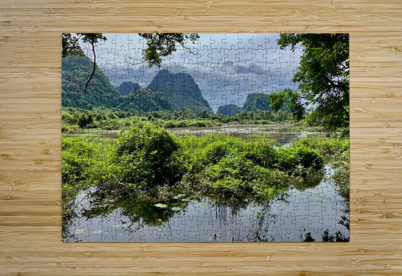 Wetland and Mountains Jimmy Roy Photos Puzzle printing