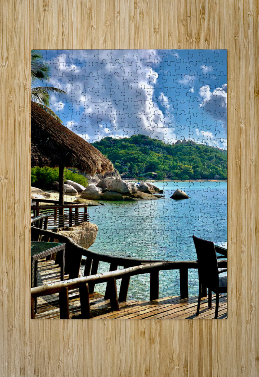 View on Chalok Bay Koh Tao Jimmy Roy Photos Puzzle printing