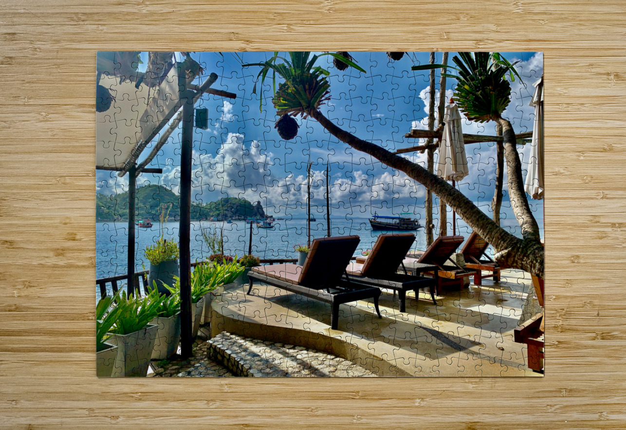 Sit Down Chill at Chalok Bay Jimmy Roy Photos Puzzle printing