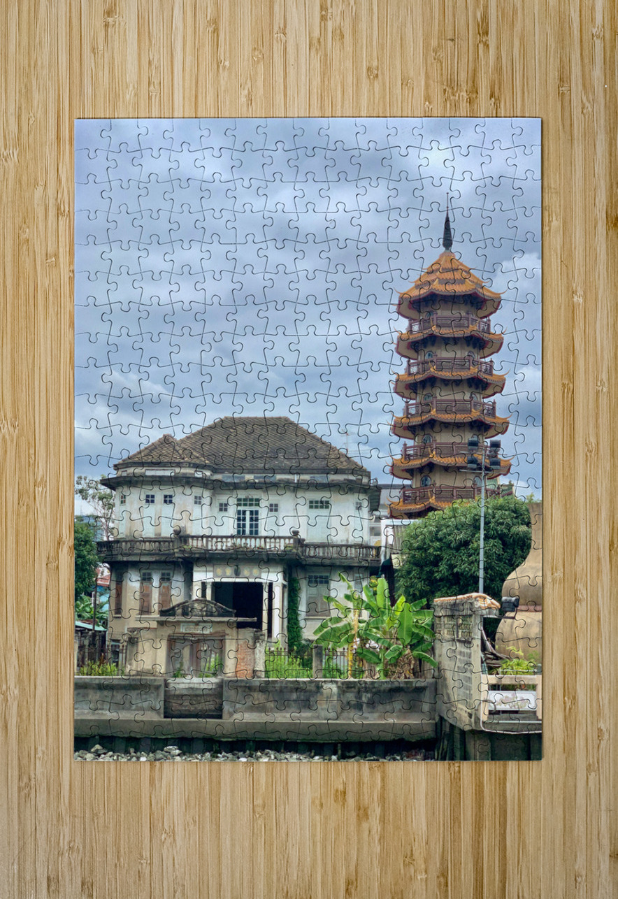 Bangkok Riverside Jimmy Roy Photos Puzzle printing