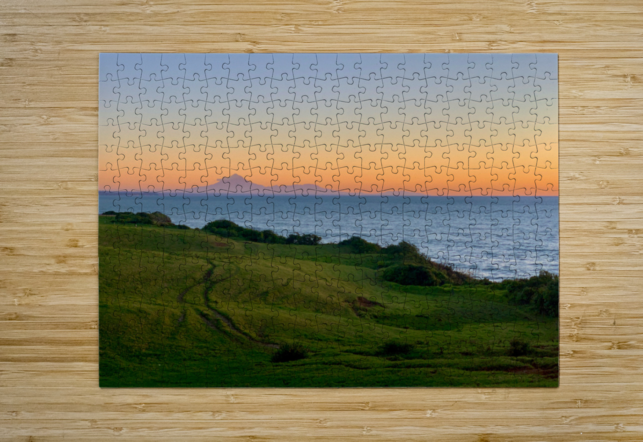 Sunset with View on a Volcano Jimmy Roy Photos Puzzle printing