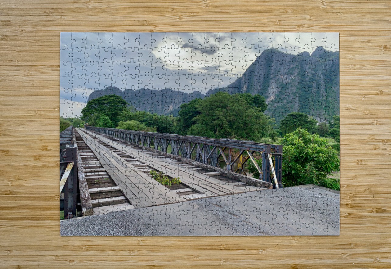 The Wooden Bridge Jimmy Roy Photos Puzzle printing