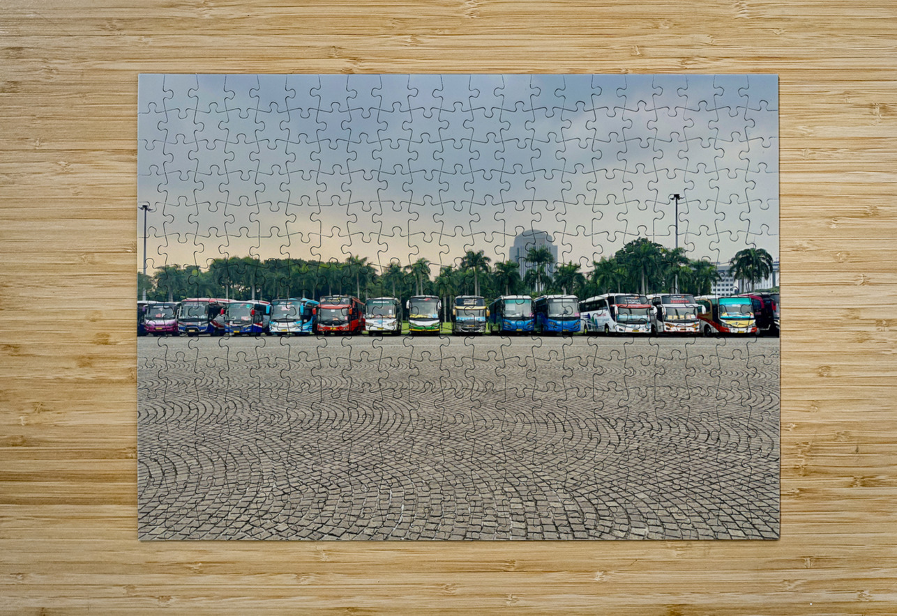 Bus Line Jakarta Jimmy Roy Photos Puzzle printing