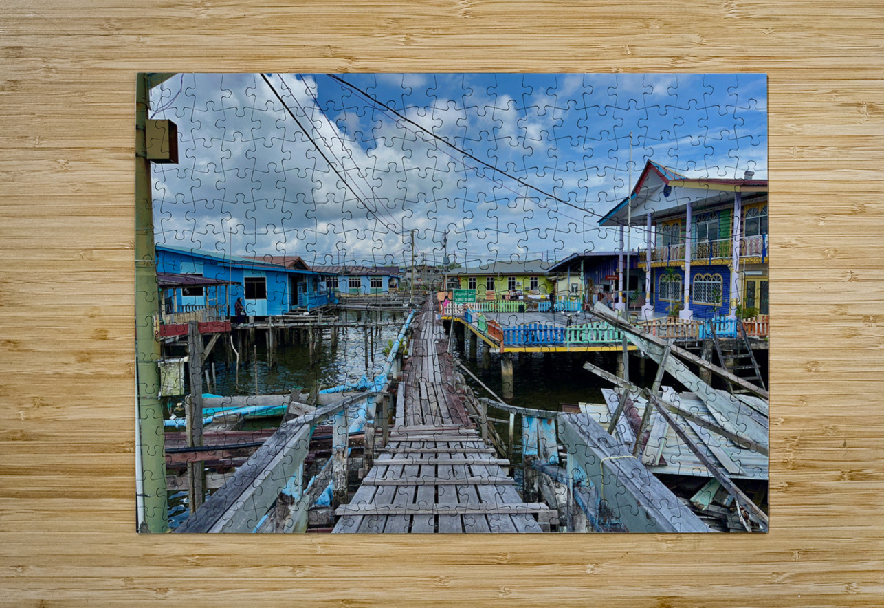 Kampong Ayer Floating Village Brunei 4 Jimmy Roy Photos Puzzle printing