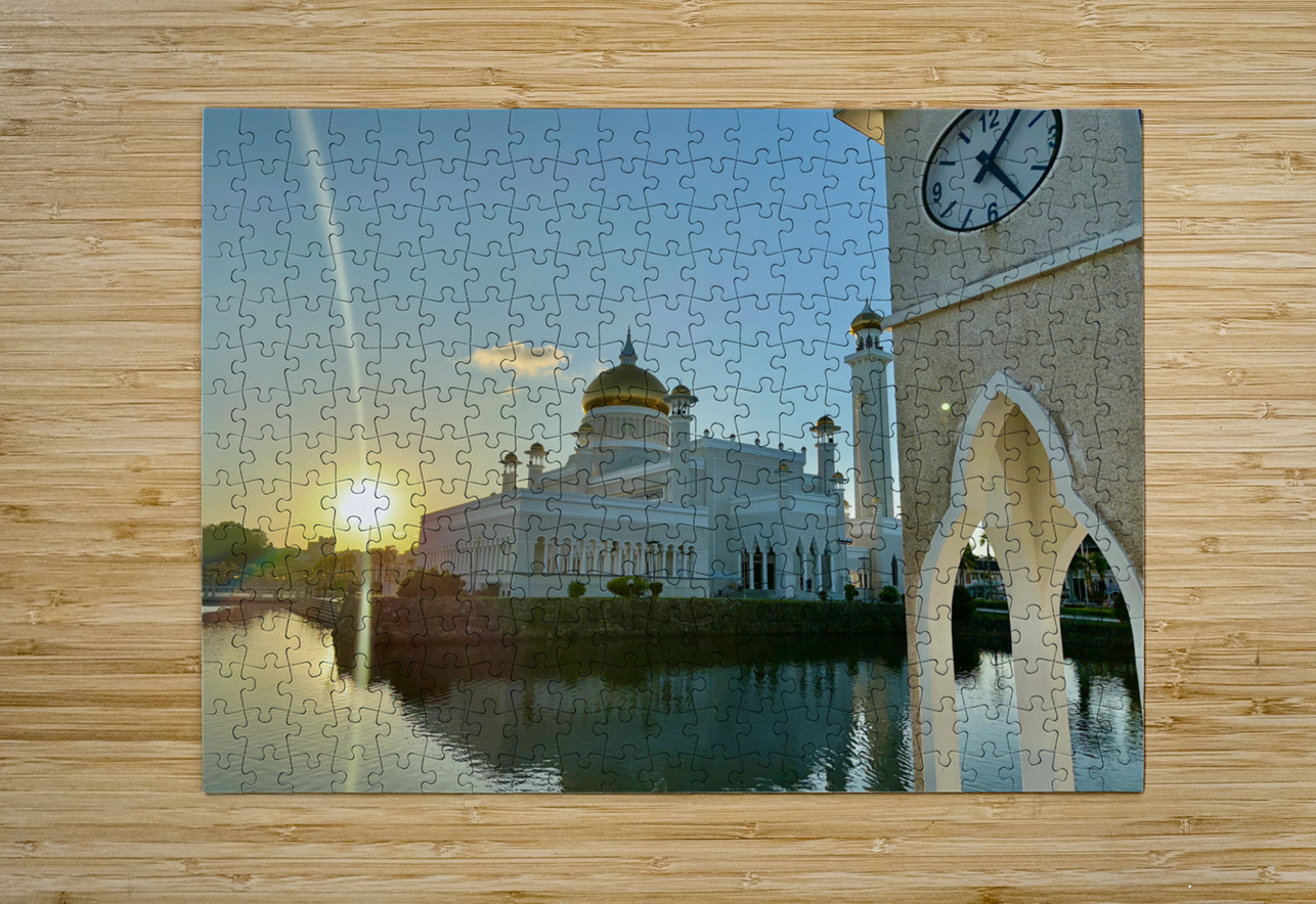 Omar Ali Saifuddien Mosque Collection Brunei 4 Jimmy Roy Photos Puzzle printing