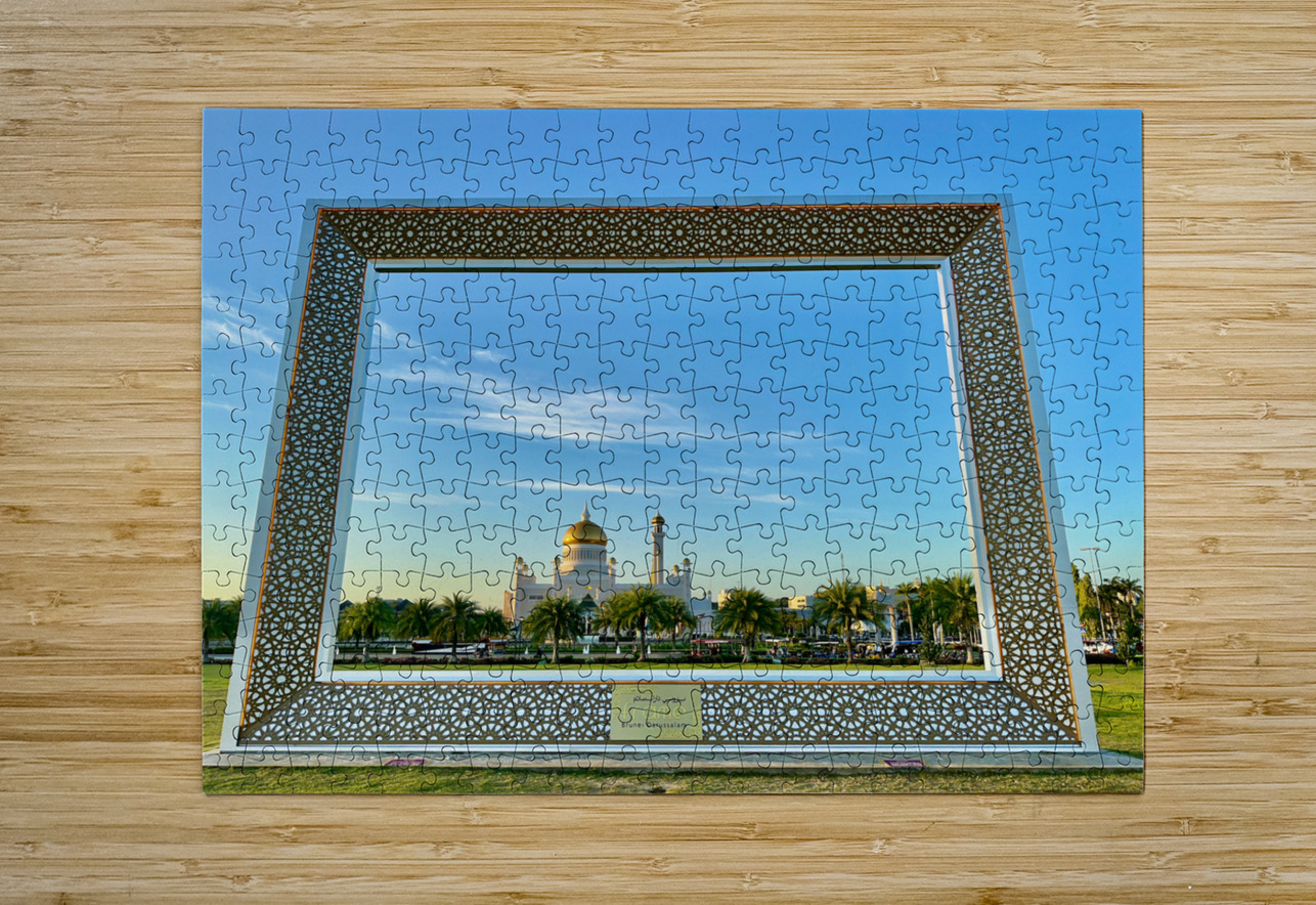 Omar Ali Saifuddien Mosque Collection Brunei 6 Jimmy Roy Photos Puzzle printing
